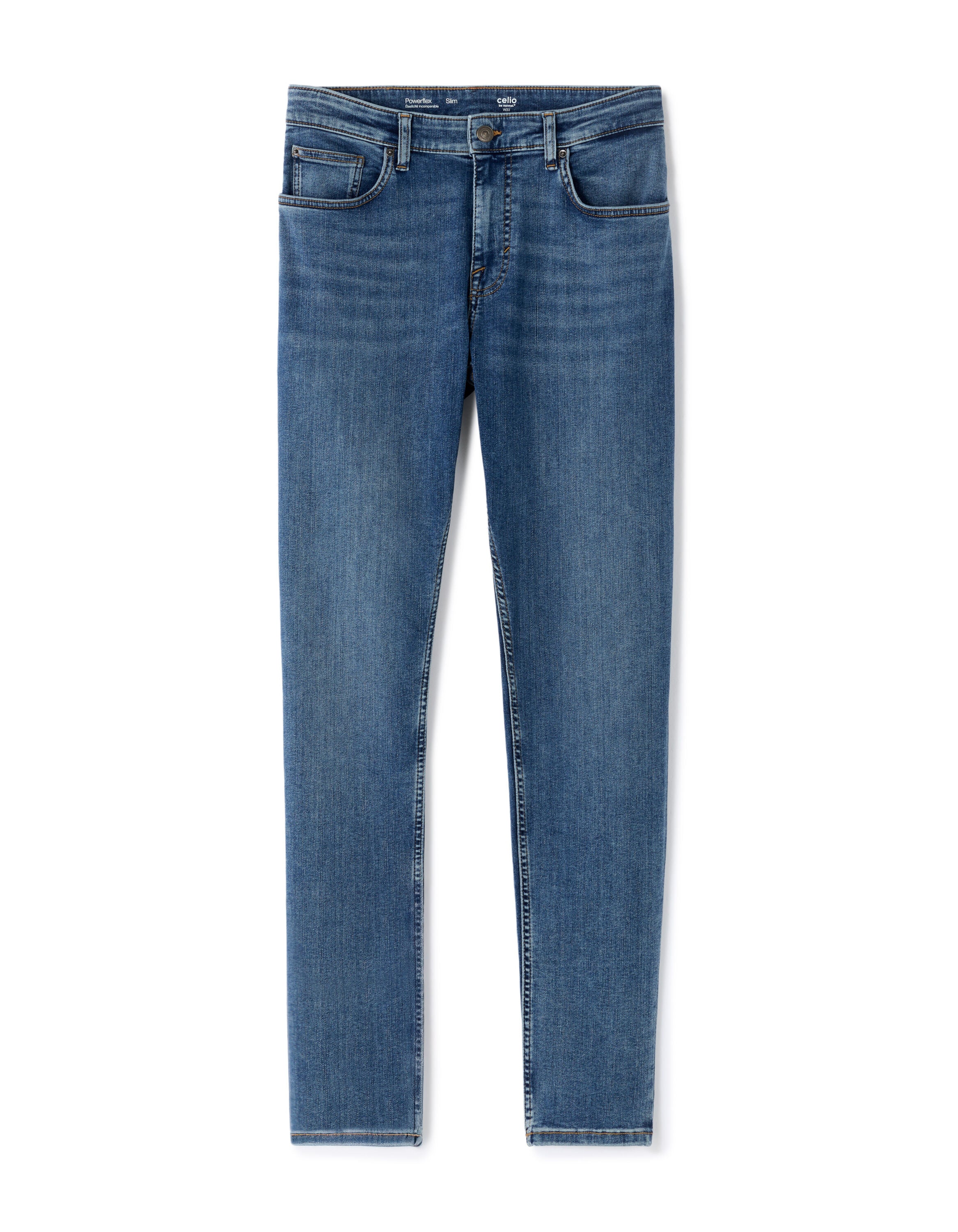 Powerflex slim stretch jeans - stone