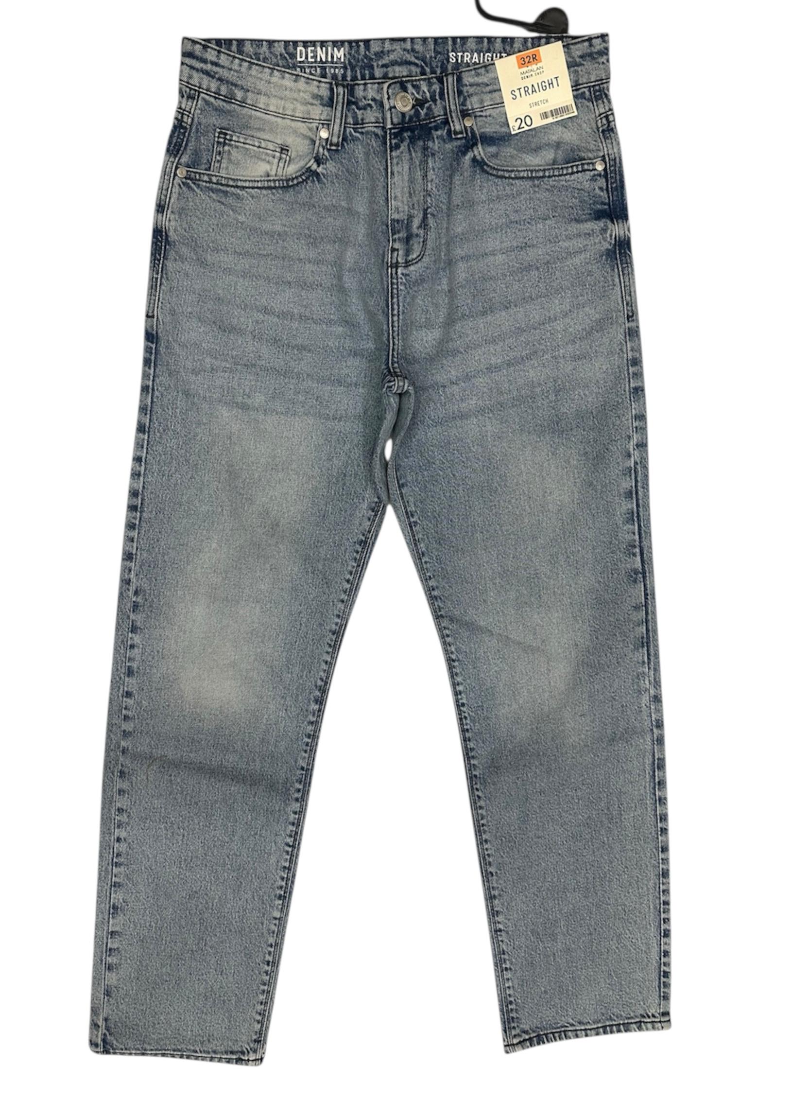 Metalan Men's Lightwash Straight Fit Jeans