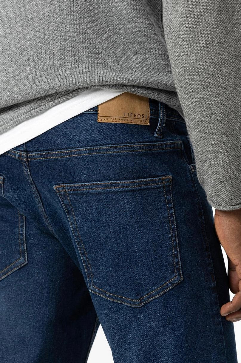 Tifossi Dark Blue Tapered (Slim Fit) Jeans