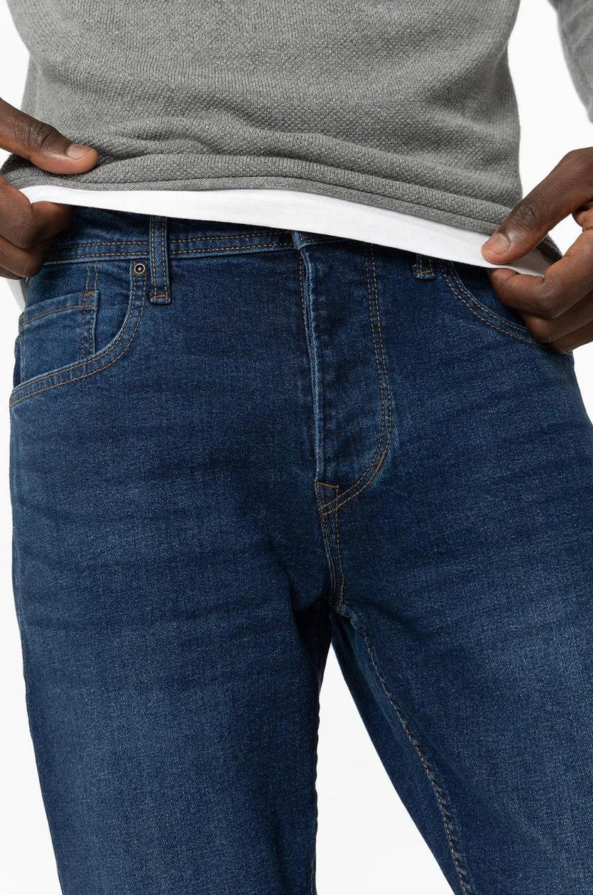 Tifossi Dark Blue Tapered (Slim Fit) Jeans